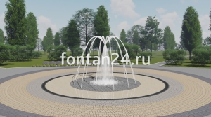 Фонтан для города "Пиано средний" ø=3 м