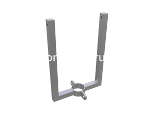 Кронштейн для 2 прожекторов, нерж. сталь (хомут 50)