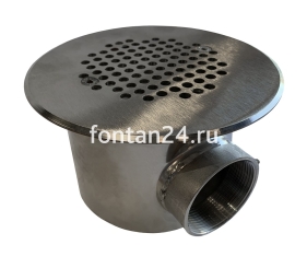 Донный слив Д 154, 2", нержавеющая сталь Донный слив Д 154, 2", нержавеющая сталь